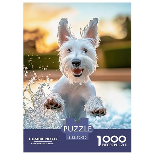 Schnauzer Puzzle 1000 Teile Schwer Puzzle Spielzeug Lernspiel Impossible Herausforderung Spielzeug Für Erwachsene Und Kinder Ab 14 Jahren 70x50cm/1000pcs Schnauzer Puzzle 1000 Teile Schwer Puzzle Spielzeug Lernspiel Impossible Herausforderung Spielzeug Für Erwachsene Und Kinder Ab 14 Jahren 70x50cm/1000pcs von JLZBXCUER
