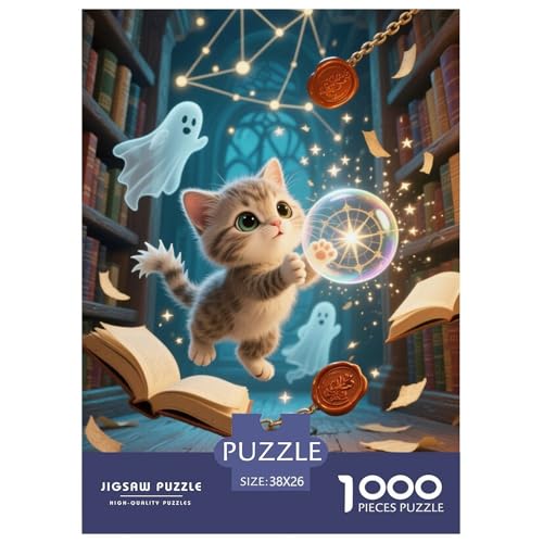 Schottische Fold Puzzles 1000 Teile Schwer Puzzle Spielzeug Lernspiel Impossible Herausforderungsspielzeug Für Erwachsene Kinder 38x26cm/1000pcs Schottische Fold Puzzles 1000 Teile Schwer Puzzle Spielzeug Lernspiel Impossible Herausforderungsspielzeug Für Erwachsene Kinder 38x26cm/1000pcs von JLZBXCUER
