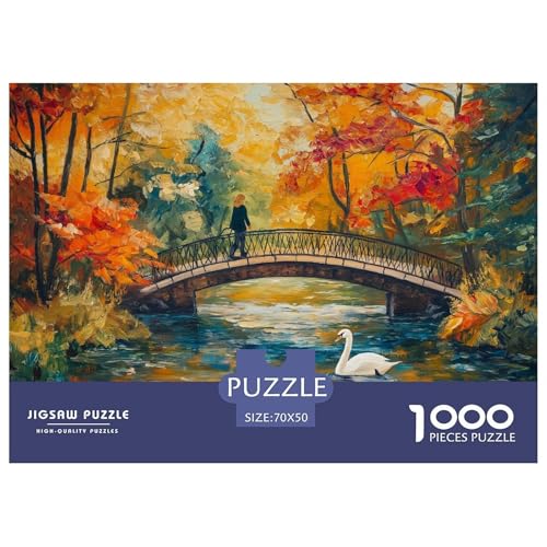 Schwan Puzzle 1000 Teile Schwer Puzzle Spielzeug Pädagogisches Spiel Impossible Herausforderungsspielzeug Für Erwachsene Kinder 70x50cm/1000pcs Schwan Puzzle 1000 Teile Schwer Puzzle Spielzeug Pädagogisches Spiel Impossible Herausforderungsspielzeug Für Erwachsene Kinder 70x50cm/1000pcs von JLZBXCUER
