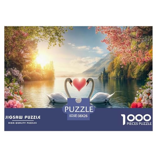 Schwan Puzzle 1000-teilige Schwer Puzzle Spielzeug Lernspiel Impossible Herausforderung Spielzeug Für Erwachsene Kinder 38x26cm/1000pcs Schwan Puzzle 1000-teilige Schwer Puzzle Spielzeug Lernspiel Impossible Herausforderung Spielzeug Für Erwachsene Kinder 38x26cm/1000pcs von JLZBXCUER