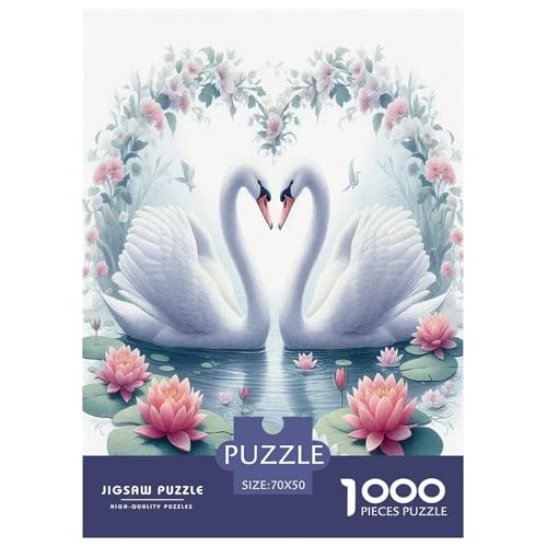 Schwan Puzzle 1000-teilige Schwer Puzzle Spielzeug Lernspiel Impossible Herausforderungsspielzeug Für Erwachsene Und Kinder in Bewährter 70x50cm/1000pcs Schwan Puzzle 1000-teilige Schwer Puzzle Spielzeug Lernspiel Impossible Herausforderungsspielzeug Für Erwachsene Und Kinder in Bewährter 70x50cm/1000pcs von JLZBXCUER