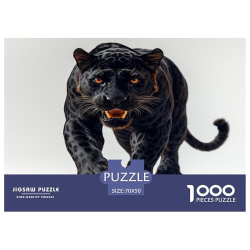 Schwarze Panther Puzzle 1000 Teile Schwer Puzzle Spielzeug Pädagogisches Spiel Impossible Herausforderungsspielzeug Für Erwachsene Und Kinder Ab 14 Jahren 70x50cm/1000pcs Schwarze Panther Puzzle 1000 Teile Schwer Puzzle Spielzeug Pädagogisches Spiel Impossible Herausforderungsspielzeug Für Erwachsene Und Kinder Ab 14 Jahren 70x50cm/1000pcs von JLZBXCUER