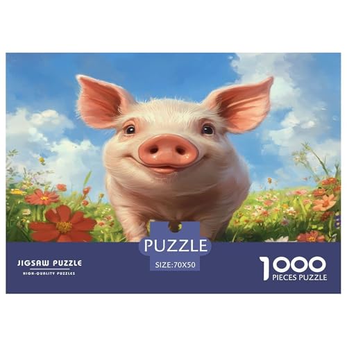 Schwein Puzzle 1000 Teile Schwer Puzzle Spielzeug Lernspiel Impossible Herausforderung Spielzeug Für Erwachsene Kinder 70x50cm/1000pcs Schwein Puzzle 1000 Teile Schwer Puzzle Spielzeug Lernspiel Impossible Herausforderung Spielzeug Für Erwachsene Kinder 70x50cm/1000pcs von JLZBXCUER