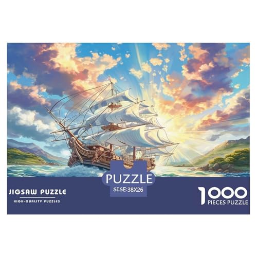 Segelboot Puzzle 1000 Teile Schwer Puzzle Spielzeug Lernspiel Impossible Herausforderung Spielzeug Für Erwachsene Kinder 38x26cm/1000pcs Segelboot Puzzle 1000 Teile Schwer Puzzle Spielzeug Lernspiel Impossible Herausforderung Spielzeug Für Erwachsene Kinder 38x26cm/1000pcs von JLZBXCUER