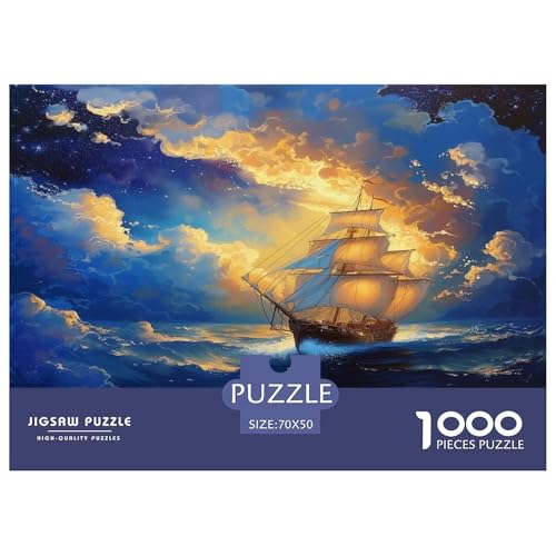 Segelboot Puzzle 1000 Teile Schwer Puzzle Spielzeug Lernspiel Impossible Herausforderungsspielzeug Für Erwachsene Und Kinder Ab 12 Jahren 70x50cm/1000pcs Segelboot Puzzle 1000 Teile Schwer Puzzle Spielzeug Lernspiel Impossible Herausforderungsspielzeug Für Erwachsene Und Kinder Ab 12 Jahren 70x50cm/1000pcs von JLZBXCUER
