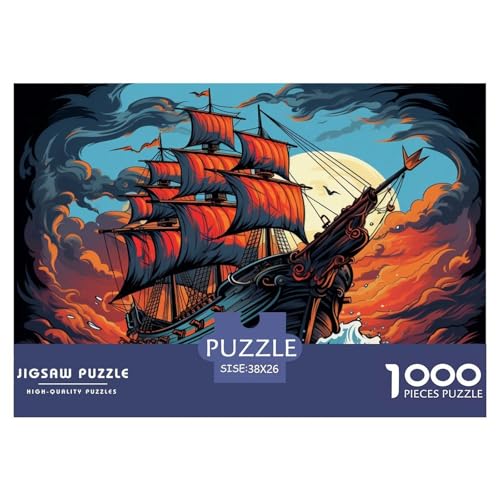 Segelbootschiff Puzzle 1000 Teile Schwer Puzzle Spielzeug Lernspiel Impossible Herausforderung Spielzeug Für Erwachsene Kinder 38x26cm/1000pcs Segelbootschiff Puzzle 1000 Teile Schwer Puzzle Spielzeug Lernspiel Impossible Herausforderung Spielzeug Für Erwachsene Kinder 38x26cm/1000pcs von JLZBXCUER
