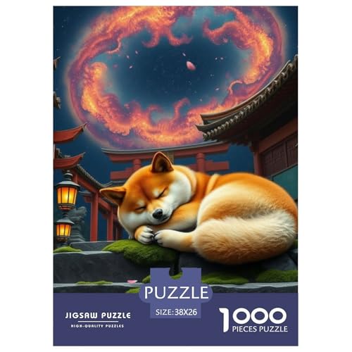 Shiba Inu Puzzle 1000 Teile Schwer Puzzle Spielzeug Lernspiel Impossible Hund Herausforderungsspielzeug Für Erwachsene Und Kinder in Bewährter 38x26cm/1000pcs Shiba Inu Puzzle 1000 Teile Schwer Puzzle Spielzeug Lernspiel Impossible Hund Herausforderungsspielzeug Für Erwachsene Und Kinder in Bewährter 38x26cm/1000pcs von JLZBXCUER
