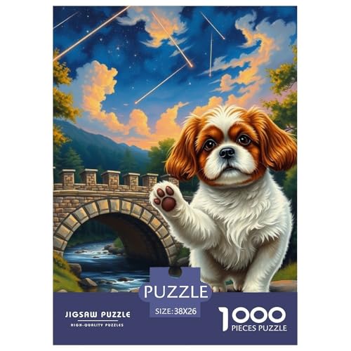 Shih Tzu Puzzle 1000-teilige Schwer Puzzle Spielzeug Lernspiel Impossible Haustier Hund Herausforderung Spielzeug Für Erwachsene Kinder 38x26cm/1000pcs Shih Tzu Puzzle 1000-teilige Schwer Puzzle Spielzeug Lernspiel Impossible Haustier Hund Herausforderung Spielzeug Für Erwachsene Kinder 38x26cm/1000pcs von JLZBXCUER