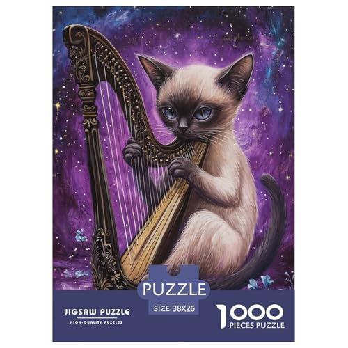 Siamisches Kätzchen Puzzle 1000-teilige Schwer Puzzle Spielzeug Lernspiel Impossible Herausforderung Spielzeug Für Erwachsene Und Kinder Ab 12 Jahren 38x26cm/1000pcs Siamisches Kätzchen Puzzle 1000-teilige Schwer Puzzle Spielzeug Lernspiel Impossible Herausforderung Spielzeug Für Erwachsene Und Kinder Ab 12 Jahren 38x26cm/1000pcs von JLZBXCUER