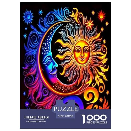 Sonne und Mond Puzzles 1000-teilige Schwer Puzzle Spielzeug Lernspiel Impossible Herausforderungsspielzeug Für Erwachsene Und Kinder in Bewährter 70x50cm/1000pcs Sonne und Mond Puzzles 1000-teilige Schwer Puzzle Spielzeug Lernspiel Impossible Herausforderungsspielzeug Für Erwachsene Und Kinder in Bewährter 70x50cm/1000pcs von JLZBXCUER