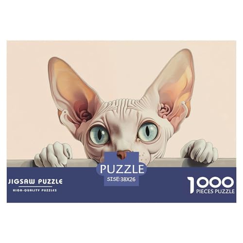 Sphinx Katze Puzzles 1000 Teile Schwer Puzzle Spielzeug Pädagogisches Spiel Impossible Herausforderungsspielzeug Für Erwachsene Und Kinder Ab 14 Jahren 38x26cm/1000pcs Sphinx Katze Puzzles 1000 Teile Schwer Puzzle Spielzeug Pädagogisches Spiel Impossible Herausforderungsspielzeug Für Erwachsene Und Kinder Ab 14 Jahren 38x26cm/1000pcs von JLZBXCUER