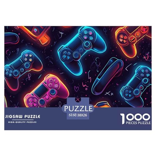 Spieler Puzzle 1000 Teile Schwer Puzzle Spielzeug Lernspiel Impossible Herausforderung Spielzeug Für Erwachsene Und Kinder Ab 14 Jahren 38x26cm/1000pcs von JLZBXCUER