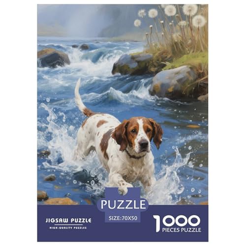 Springer Spaniel Puzzle 1000 Teile Schwer Puzzle Spielzeug Pädagogisches Spiel Impossible Herausforderung Spielzeug Für Erwachsene Kinder 70x50cm/1000pcs Springer Spaniel Puzzle 1000 Teile Schwer Puzzle Spielzeug Pädagogisches Spiel Impossible Herausforderung Spielzeug Für Erwachsene Kinder 70x50cm/1000pcs von JLZBXCUER