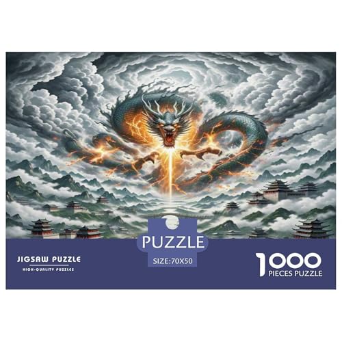 The Drachen Puzzles 1000 Teile Schwer Puzzle Spielzeug Lernspiel Impossible Herausforderungsspielzeug Für Erwachsene Kinder 70x50cm/1000pcs The Drachen Puzzles 1000 Teile Schwer Puzzle Spielzeug Lernspiel Impossible Herausforderungsspielzeug Für Erwachsene Kinder 70x50cm/1000pcs von JLZBXCUER