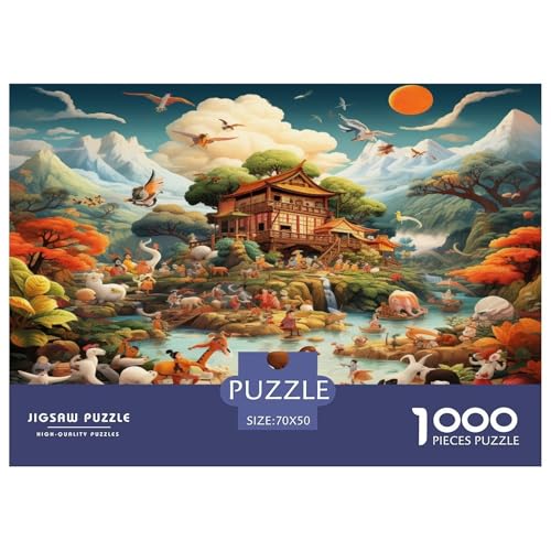Tierwelt Puzzle 1000 Teile Schwer Puzzle Spielzeug Lernspiel Impossible Herausforderungsspielzeug Für Erwachsene Und Kinder Ab 14 Jahren 70x50cm/1000pcs Tierwelt Puzzle 1000 Teile Schwer Puzzle Spielzeug Lernspiel Impossible Herausforderungsspielzeug Für Erwachsene Und Kinder Ab 14 Jahren 70x50cm/1000pcs von JLZBXCUER