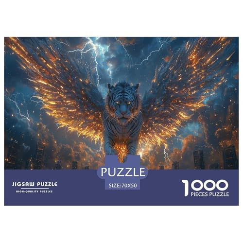 Tiger Puzzle 1000 Teile Schwer Puzzle Spielzeug Pädagogisches Spiel Impossible Herausforderung Spielzeug Für Erwachsene Und Kinder Ab 12 Jahren 70x50cm/1000pcs Tiger Puzzle 1000 Teile Schwer Puzzle Spielzeug Pädagogisches Spiel Impossible Herausforderung Spielzeug Für Erwachsene Und Kinder Ab 12 Jahren 70x50cm/1000pcs von JLZBXCUER