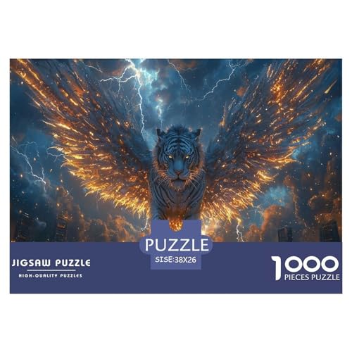 Tiger Puzzle 1000-teilige Schwer Puzzle Spielzeug Lernspiel Impossible Herausforderung Spielzeug Für Erwachsene Kinder 38x26cm/1000pcs Tiger Puzzle 1000-teilige Schwer Puzzle Spielzeug Lernspiel Impossible Herausforderung Spielzeug Für Erwachsene Kinder 38x26cm/1000pcs von JLZBXCUER