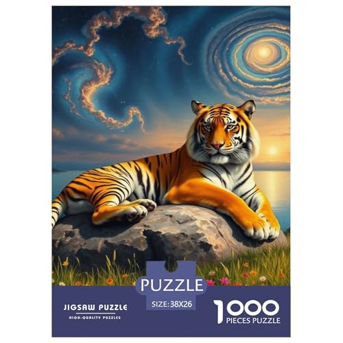 Tiger Puzzles 1000 Teile Schwer Puzzle Spielzeug Pädagogisches Spiel Impossible Tier Herausforderungsspielzeug Für Erwachsene Und Kinder Ab 12 Jahren 38x26cm/1000pcs Tiger Puzzles 1000 Teile Schwer Puzzle Spielzeug Pädagogisches Spiel Impossible Tier Herausforderungsspielzeug Für Erwachsene Und Kinder Ab 12 Jahren 38x26cm/1000pcs von JLZBXCUER