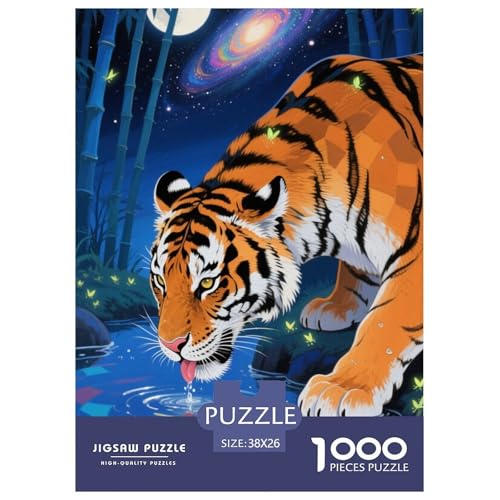 Tiger Puzzles 1000-teilige Schwer Puzzle Spielzeug Lernspiel Impossible Herausforderungsspielzeug Für Erwachsene Und Kinder in Bewährter 38x26cm/1000pcs Tiger Puzzles 1000-teilige Schwer Puzzle Spielzeug Lernspiel Impossible Herausforderungsspielzeug Für Erwachsene Und Kinder in Bewährter 38x26cm/1000pcs von JLZBXCUER