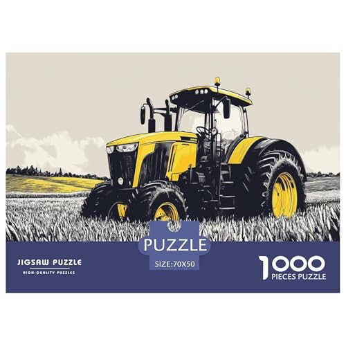 Traktor Puzzle 1000 Teile Schwer Puzzle Spielzeug Lernspiel Impossible Tinte und Waschen Herausforderungsspielzeug Für Erwachsene Und Kinder Ab 14 Jahren 70x50cm/1000pcs Traktor Puzzle 1000 Teile Schwer Puzzle Spielzeug Lernspiel Impossible Tinte und Waschen Herausforderungsspielzeug Für Erwachsene Und Kinder Ab 14 Jahren 70x50cm/1000pcs von JLZBXCUER