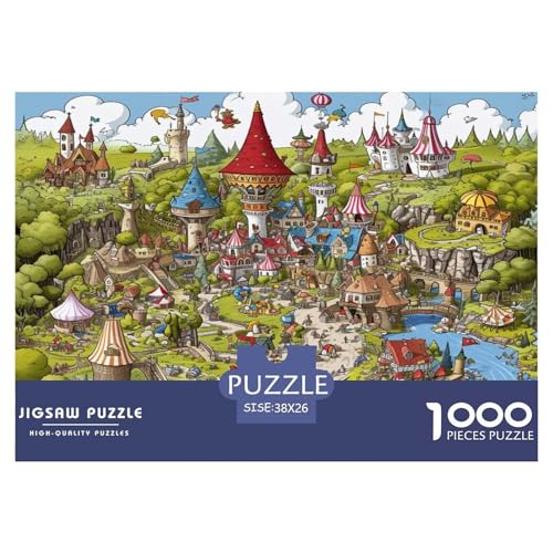Vergnügungspark Puzzle 1000 Teile Schwer Puzzle Spielzeug Pädagogisches Spiel Impossible Herausforderungsspielzeug Für Erwachsene Und Kinder Ab 12 Jahren 38x26cm/1000pcs Vergnügungspark Puzzle 1000 Teile Schwer Puzzle Spielzeug Pädagogisches Spiel Impossible Herausforderungsspielzeug Für Erwachsene Und Kinder Ab 12 Jahren 38x26cm/1000pcs von JLZBXCUER