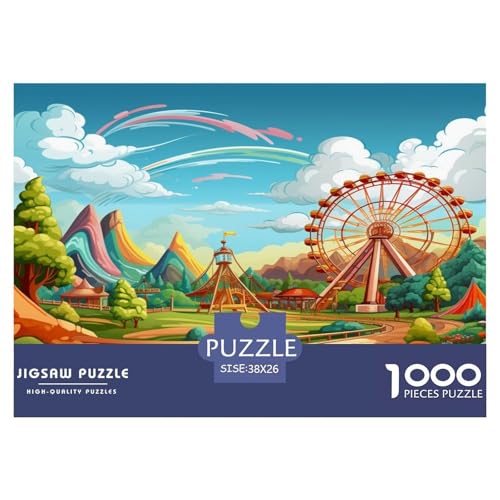 Vergnügungsparks Puzzles 1000 Teile Schwer Puzzle Spielzeug Pädagogisches Spiel Impossible Herausforderungsspielzeug Für Erwachsene Und Kinder Ab 14 Jahren 38x26cm/1000pcs Vergnügungsparks Puzzles 1000 Teile Schwer Puzzle Spielzeug Pädagogisches Spiel Impossible Herausforderungsspielzeug Für Erwachsene Und Kinder Ab 14 Jahren 38x26cm/1000pcs von JLZBXCUER