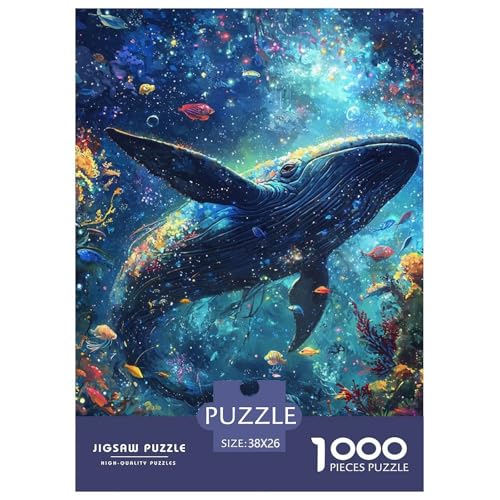 Wal Puzzle 1000 Teile Schwer Puzzle Spielzeug Lernspiel Impossible Herausforderungsspielzeug Für Erwachsene Und Kinder Ab 12 Jahren 38x26cm/1000pcs Wal Puzzle 1000 Teile Schwer Puzzle Spielzeug Lernspiel Impossible Herausforderungsspielzeug Für Erwachsene Und Kinder Ab 12 Jahren 38x26cm/1000pcs von JLZBXCUER