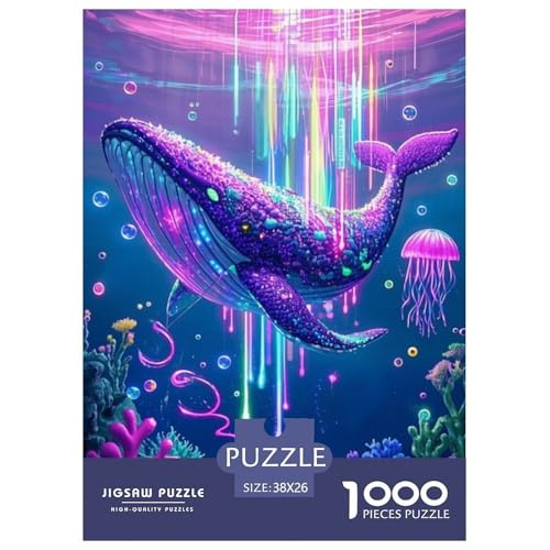 Wal Puzzle 1000 Teile Schwer Puzzle Spielzeug Lernspiel Impossible Herausforderungsspielzeug Für Erwachsene Und Kinder Ab 14 Jahren 38x26cm/1000pcs Wal Puzzle 1000 Teile Schwer Puzzle Spielzeug Lernspiel Impossible Herausforderungsspielzeug Für Erwachsene Und Kinder Ab 14 Jahren 38x26cm/1000pcs von JLZBXCUER
