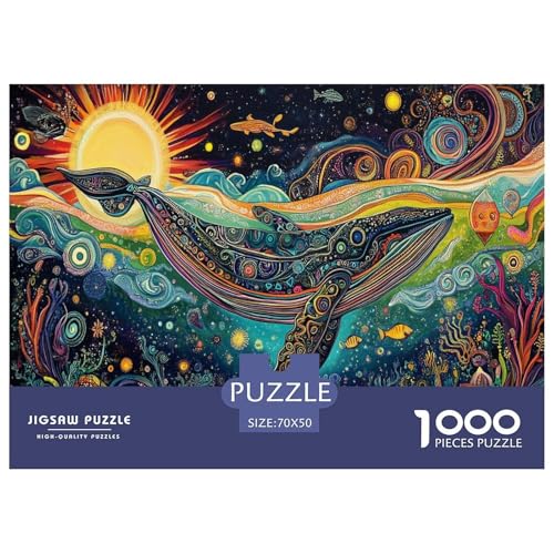 Wal Puzzles 1000 Teile Schwer Puzzle Spielzeug Pädagogisches Spiel Impossible Träumiger Stil Herausforderung Spielzeug Für Erwachsene Kinder 70x50cm/1000pcs Wal Puzzles 1000 Teile Schwer Puzzle Spielzeug Pädagogisches Spiel Impossible Träumiger Stil Herausforderung Spielzeug Für Erwachsene Kinder 70x50cm/1000pcs von JLZBXCUER