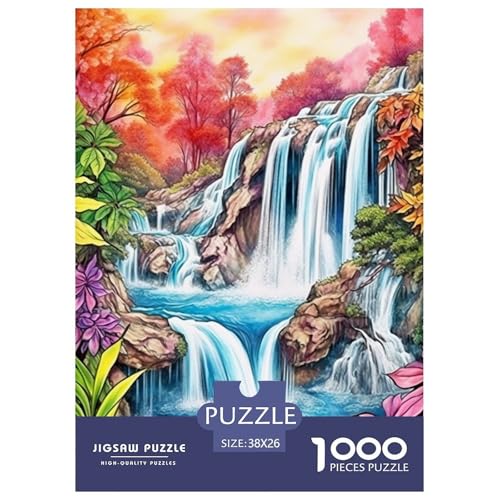 Wasserfall Puzzle 1000 Teile Schwer Puzzle Spielzeug Lernspiel Impossible Herausforderungsspielzeug Für Erwachsene Und Kinder Ab 14 Jahren 38x26cm/1000pcs Wasserfall Puzzle 1000 Teile Schwer Puzzle Spielzeug Lernspiel Impossible Herausforderungsspielzeug Für Erwachsene Und Kinder Ab 14 Jahren 38x26cm/1000pcs von JLZBXCUER