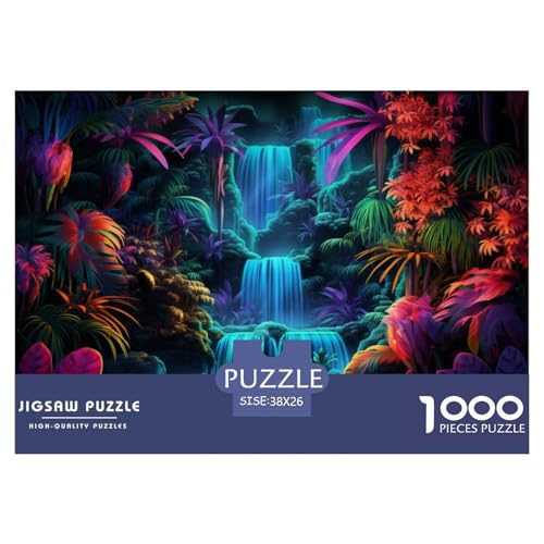 Wasserfall Puzzles 1000-teilige Schwer Puzzle Spielzeug Lernspiel Impossible Herausforderungsspielzeug Für Erwachsene Und Kinder in Bewährter 38x26cm/1000pcs Wasserfall Puzzles 1000-teilige Schwer Puzzle Spielzeug Lernspiel Impossible Herausforderungsspielzeug Für Erwachsene Und Kinder in Bewährter 38x26cm/1000pcs von JLZBXCUER