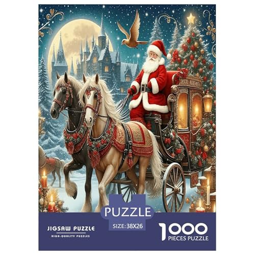 Weihnachtsmann Puzzle 1000-teilige Schwer Puzzle Spielzeug Lernspiel Impossible Herausforderungsspielzeug Für Erwachsene Und Kinder Ab 14 Jahren 38x26cm/1000pcs Weihnachtsmann Puzzle 1000-teilige Schwer Puzzle Spielzeug Lernspiel Impossible Herausforderungsspielzeug Für Erwachsene Und Kinder Ab 14 Jahren 38x26cm/1000pcs von JLZBXCUER