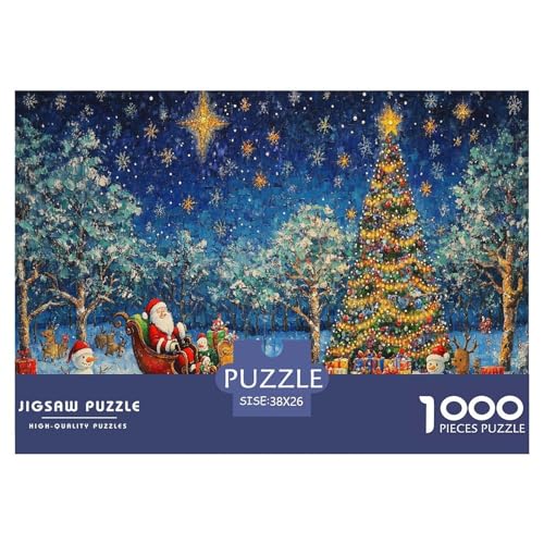 Weihnachtsmann Puzzle 1000-teilige Schwer Puzzle Spielzeug Pädagogisches Spiel Impossible Herausforderung Spielzeug Für Erwachsene Und Kinder in Bewährter 38x26cm/1000pcs Weihnachtsmann Puzzle 1000-teilige Schwer Puzzle Spielzeug Pädagogisches Spiel Impossible Herausforderung Spielzeug Für Erwachsene Und Kinder in Bewährter 38x26cm/1000pcs von JLZBXCUER