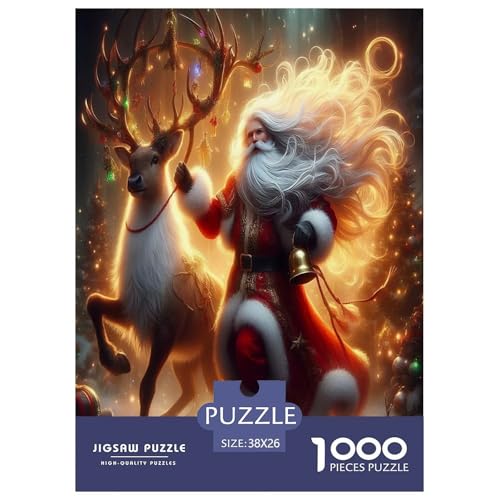Weihnachtsmann Puzzle 1000-teilige Schwer Puzzle Spielzeug Pädagogisches Spiel Impossible Herausforderungsspielzeug Für Erwachsene Und Kinder in Bewährter 38x26cm/1000pcs Weihnachtsmann Puzzle 1000-teilige Schwer Puzzle Spielzeug Pädagogisches Spiel Impossible Herausforderungsspielzeug Für Erwachsene Und Kinder in Bewährter 38x26cm/1000pcs von JLZBXCUER