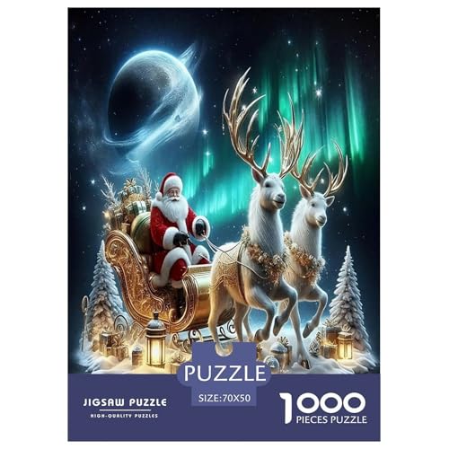 Weihnachtsmann Puzzles 1000 Teile Schwer Puzzle Spielzeug Pädagogisches Spiel Impossible Herausforderung Spielzeug Für Erwachsene Und Kinder Ab 14 Jahren 70x50cm/1000pcs Weihnachtsmann Puzzles 1000 Teile Schwer Puzzle Spielzeug Pädagogisches Spiel Impossible Herausforderung Spielzeug Für Erwachsene Und Kinder Ab 14 Jahren 70x50cm/1000pcs von JLZBXCUER