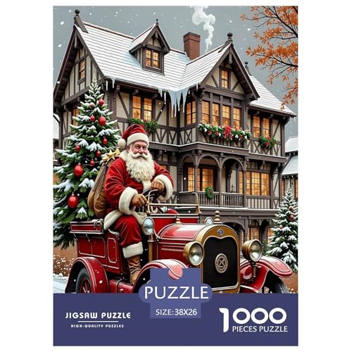 Weihnachtsmann Puzzles 1000 Teile Schwer Puzzle Spielzeug Pädagogisches Spiel Impossible Herausforderungsspielzeug Für Erwachsene Kinder 38x26cm/1000pcs Weihnachtsmann Puzzles 1000 Teile Schwer Puzzle Spielzeug Pädagogisches Spiel Impossible Herausforderungsspielzeug Für Erwachsene Kinder 38x26cm/1000pcs von JLZBXCUER