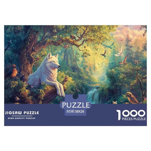 Wolf König Puzzle 1000 Teile Schwer Puzzle Spielzeug Lernspiel Impossible Bach Herausforderung Spielzeug Für Erwachsene Kinder 38x26cm/1000pcs Wolf König Puzzle 1000 Teile Schwer Puzzle Spielzeug Lernspiel Impossible Bach Herausforderung Spielzeug Für Erwachsene Kinder 38x26cm/1000pcs von JLZBXCUER