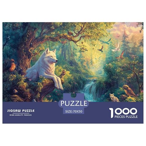 Wolf König Puzzle 1000-teilige Schwer Puzzle Spielzeug Lernspiel Impossible Bach Herausforderung Spielzeug Für Erwachsene Und Kinder Ab 14 Jahren 70x50cm/1000pcs Wolf König Puzzle 1000-teilige Schwer Puzzle Spielzeug Lernspiel Impossible Bach Herausforderung Spielzeug Für Erwachsene Und Kinder Ab 14 Jahren 70x50cm/1000pcs von JLZBXCUER