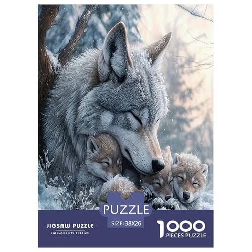 Wolf Puzzle 1000 Teile Schwer Puzzle Spielzeug Lernspiel Impossible Herausforderung Spielzeug Für Erwachsene Kinder 38x26cm/1000pcs Wolf Puzzle 1000 Teile Schwer Puzzle Spielzeug Lernspiel Impossible Herausforderung Spielzeug Für Erwachsene Kinder 38x26cm/1000pcs von JLZBXCUER