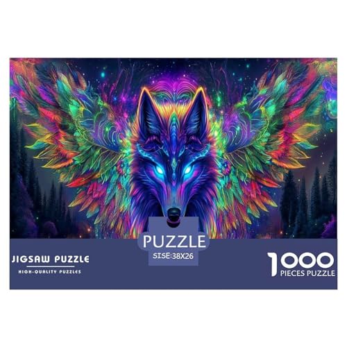 Wolf Puzzle 1000 Teile Schwer Puzzle Spielzeug Lernspiel Impossible Herausforderung Spielzeug Für Erwachsene Und Kinder Ab 14 Jahren 38x26cm/1000pcs Wolf Puzzle 1000 Teile Schwer Puzzle Spielzeug Lernspiel Impossible Herausforderung Spielzeug Für Erwachsene Und Kinder Ab 14 Jahren 38x26cm/1000pcs von JLZBXCUER