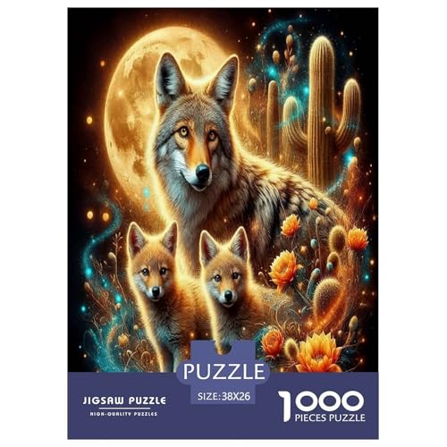 Wolf Puzzle 1000 Teile Schwer Puzzle Spielzeug Lernspiel Impossible Herausforderungsspielzeug Für Erwachsene Und Kinder Ab 12 Jahren 38x26cm/1000pcs Wolf Puzzle 1000 Teile Schwer Puzzle Spielzeug Lernspiel Impossible Herausforderungsspielzeug Für Erwachsene Und Kinder Ab 12 Jahren 38x26cm/1000pcs von JLZBXCUER