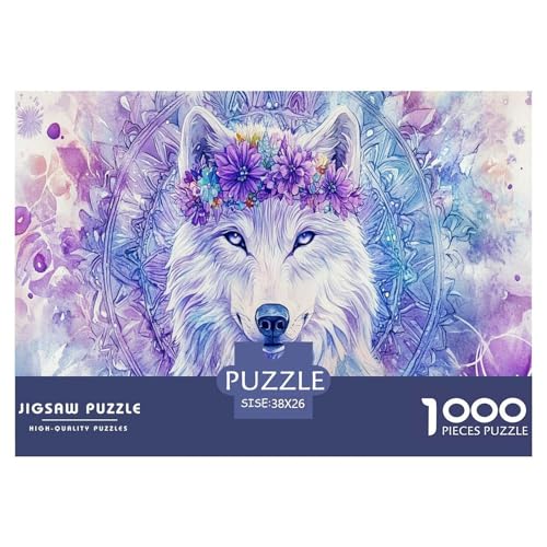 Wolf Puzzle 1000 Teile Schwer Puzzle Spielzeug Lernspiel Impossible Herausforderungsspielzeug Für Erwachsene Und Kinder Ab 14 Jahren 38x26cm/1000pcs Wolf Puzzle 1000 Teile Schwer Puzzle Spielzeug Lernspiel Impossible Herausforderungsspielzeug Für Erwachsene Und Kinder Ab 14 Jahren 38x26cm/1000pcs von JLZBXCUER