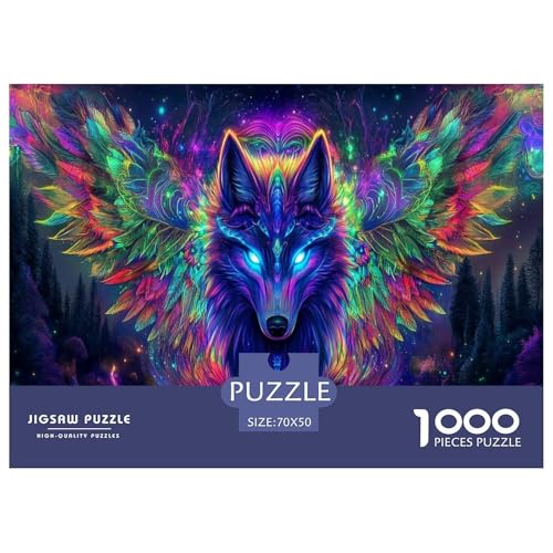 Wolf Puzzle 1000 Teile Schwer Puzzle Spielzeug Pädagogisches Spiel Impossible Herausforderung Spielzeug Für Erwachsene Und Kinder Ab 12 Jahren 70x50cm/1000pcs Wolf Puzzle 1000 Teile Schwer Puzzle Spielzeug Pädagogisches Spiel Impossible Herausforderung Spielzeug Für Erwachsene Und Kinder Ab 12 Jahren 70x50cm/1000pcs von JLZBXCUER