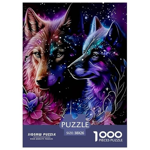 Wolf Puzzle 1000-teilige Schwer Puzzle Spielzeug Lernspiel Impossible Herausforderung Spielzeug Für Erwachsene Kinder 38x26cm/1000pcs Wolf Puzzle 1000-teilige Schwer Puzzle Spielzeug Lernspiel Impossible Herausforderung Spielzeug Für Erwachsene Kinder 38x26cm/1000pcs von JLZBXCUER