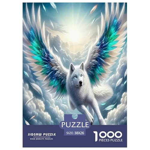 Wolf Puzzle 1000-teilige Schwer Puzzle Spielzeug Lernspiel Impossible Herausforderung Spielzeug Für Erwachsene Kinder 38x26cm/1000pcs Wolf Puzzle 1000-teilige Schwer Puzzle Spielzeug Lernspiel Impossible Herausforderung Spielzeug Für Erwachsene Kinder 38x26cm/1000pcs von JLZBXCUER