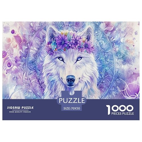 Wolf Puzzle 1000-teilige Schwer Puzzle Spielzeug Lernspiel Impossible Herausforderung Spielzeug Für Erwachsene Und Kinder Ab 12 Jahren 70x50cm/1000pcs Wolf Puzzle 1000-teilige Schwer Puzzle Spielzeug Lernspiel Impossible Herausforderung Spielzeug Für Erwachsene Und Kinder Ab 12 Jahren 70x50cm/1000pcs von JLZBXCUER