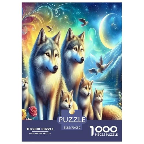 Wolf Puzzle 1000-teilige Schwer Puzzle Spielzeug Lernspiel Impossible Herausforderung Spielzeug Für Erwachsene Und Kinder in Bewährter 70x50cm/1000pcs Wolf Puzzle 1000-teilige Schwer Puzzle Spielzeug Lernspiel Impossible Herausforderung Spielzeug Für Erwachsene Und Kinder in Bewährter 70x50cm/1000pcs von JLZBXCUER