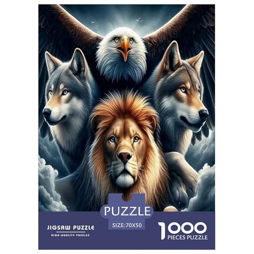 Wolf Puzzle 1000-teilige Schwer Puzzle Spielzeug Lernspiel Impossible Herausforderungsspielzeug Für Erwachsene Kinder 70x50cm/1000pcs Wolf Puzzle 1000-teilige Schwer Puzzle Spielzeug Lernspiel Impossible Herausforderungsspielzeug Für Erwachsene Kinder 70x50cm/1000pcs von JLZBXCUER