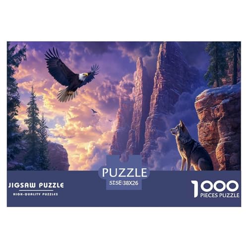 Wolf Puzzle 1000-teilige Schwer Puzzle Spielzeug Lernspiel Impossible Herausforderungsspielzeug Für Erwachsene Und Kinder Ab 14 Jahren 38x26cm/1000pcs Wolf Puzzle 1000-teilige Schwer Puzzle Spielzeug Lernspiel Impossible Herausforderungsspielzeug Für Erwachsene Und Kinder Ab 14 Jahren 38x26cm/1000pcs von JLZBXCUER