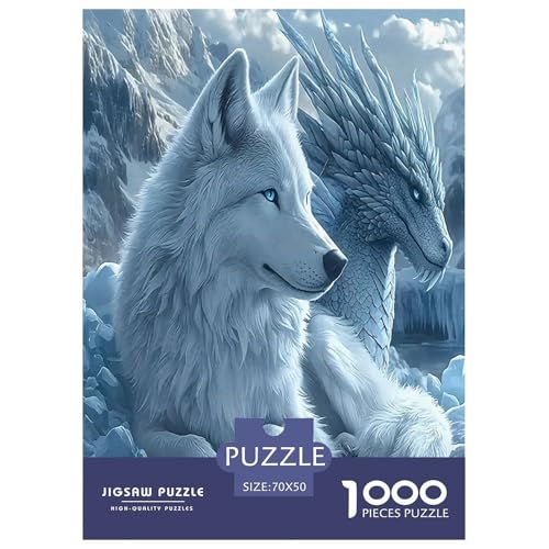 Wolf Puzzle 1000-teilige Schwer Puzzle Spielzeug Lernspiel Impossible Herausforderungsspielzeug Für Erwachsene Und Kinder Ab 14 Jahren 70x50cm/1000pcs Wolf Puzzle 1000-teilige Schwer Puzzle Spielzeug Lernspiel Impossible Herausforderungsspielzeug Für Erwachsene Und Kinder Ab 14 Jahren 70x50cm/1000pcs von JLZBXCUER